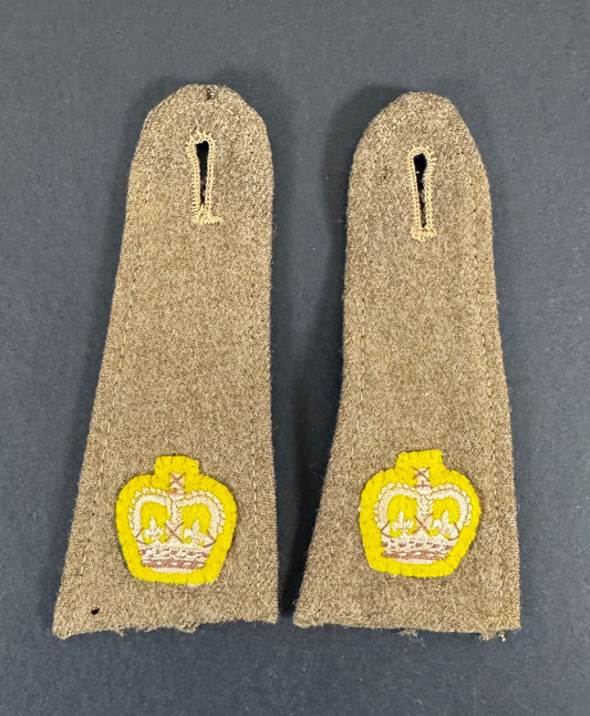 British Army Royal Armoured Corps Officer Battledress Shoulder Straps