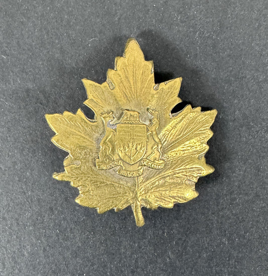Canadian Ontario Provincial Cap Badge