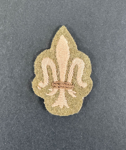 WW1 British Army Scout Fleur de Lys Cloth Proficiency Badge