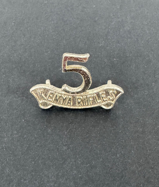 5th Kenya Rifles Battalion British Colonial Cap Badge