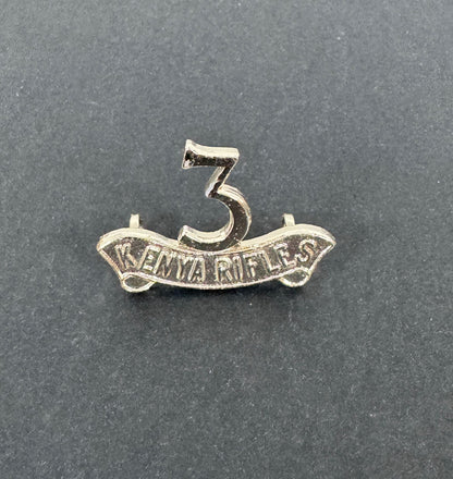 3rd Kenya Rifles Battalion British Colonial Cap Badge