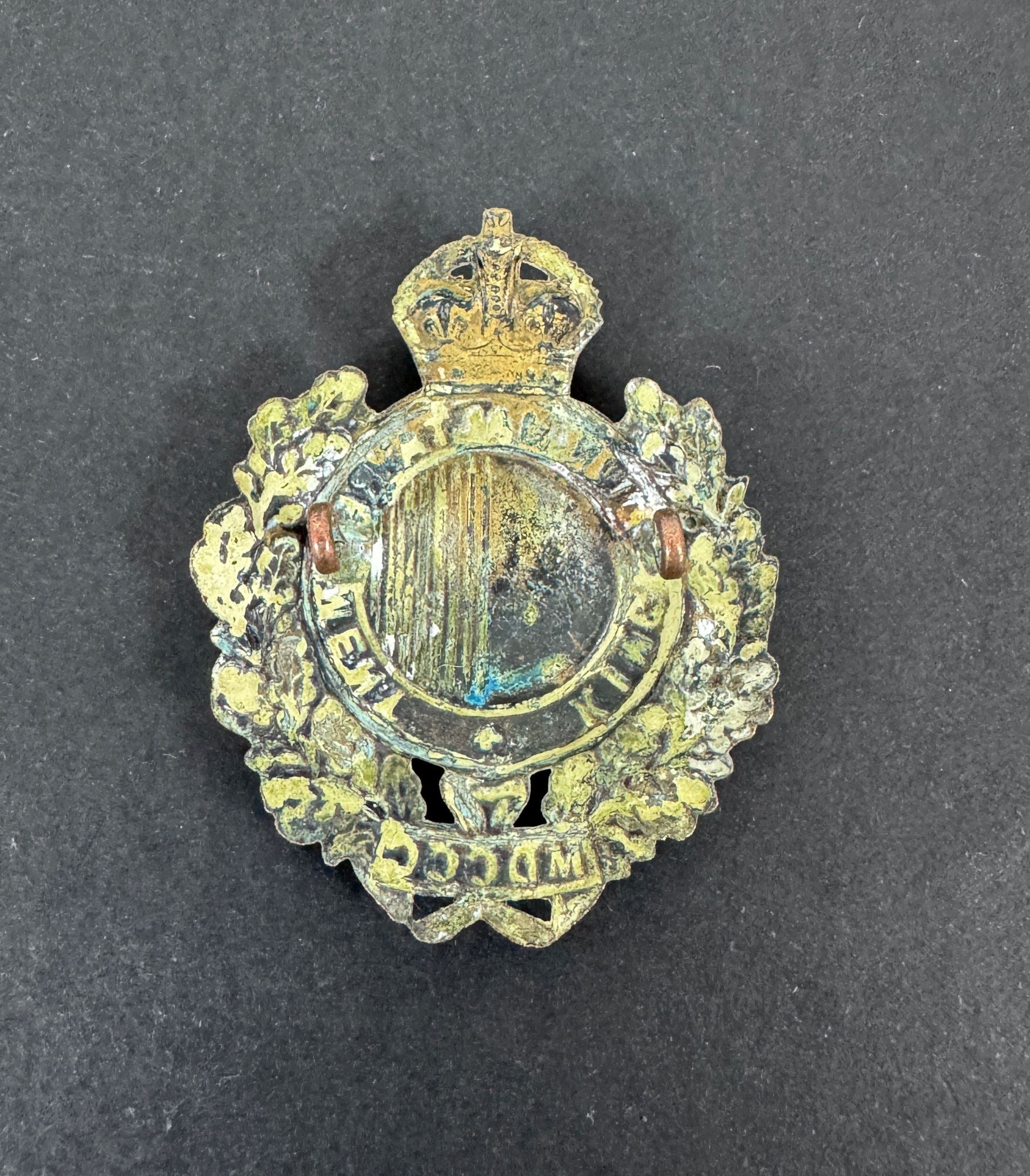 King's Own Malta Regiment British Colonial Cap Badge – An original other ranks cap badge of the King's Own Malta Regiment....