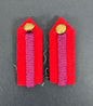 WW2 British Army Brigadier / Colonel Collar Badge Gorget Patches – A matching pair of original tunic collar gorget patches...