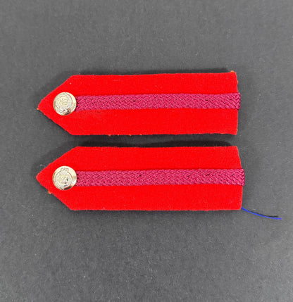 British Army Brigadier / Colonel Collar Badge Gorget Patches – A matching pair of original tunic collar gorget patches of...