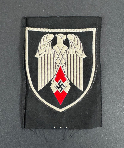 Third Reich, Hitler Youth Flag Bearer Woven Arm Badge