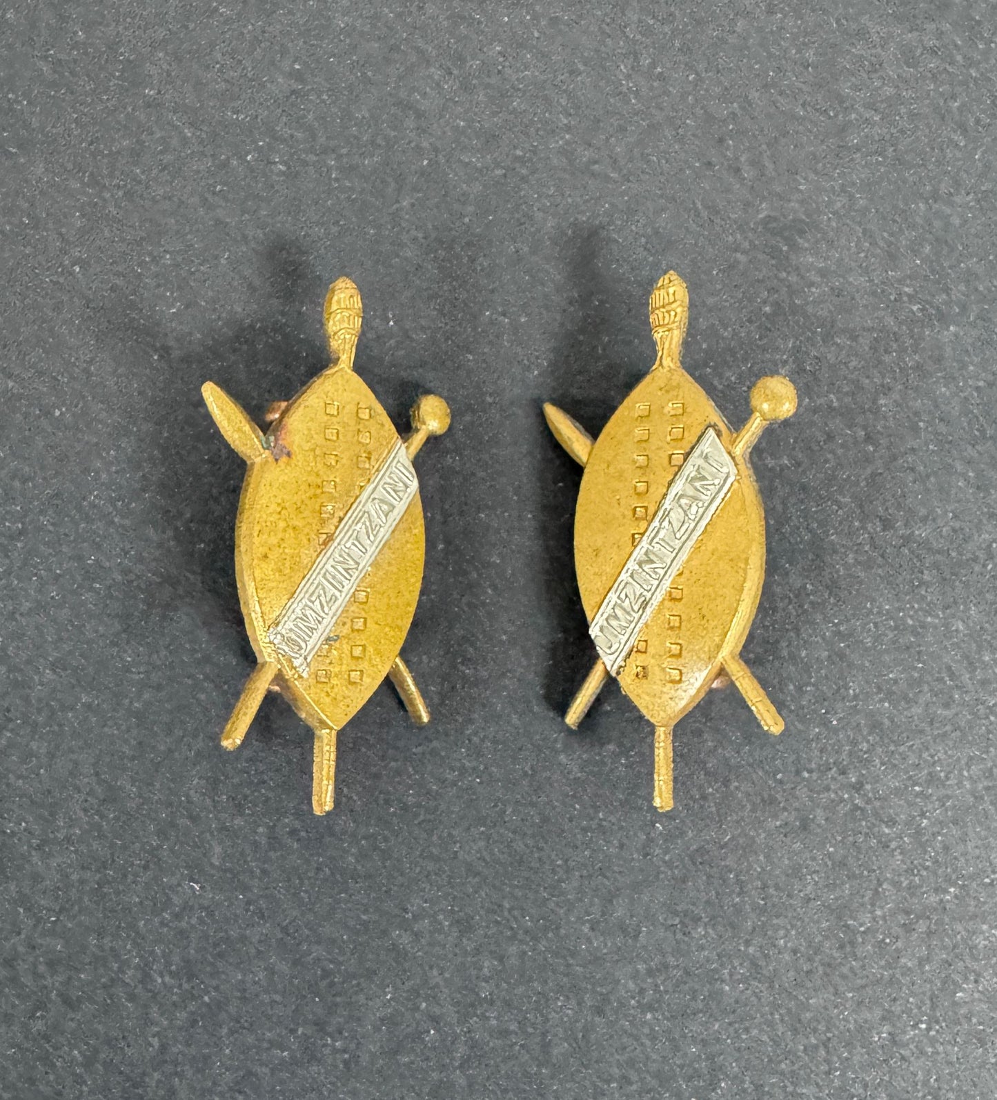 WW1 South African Army Prince Alfred's Guard Uniform Collar Badges – An matching pair of original collar badges of Prince...