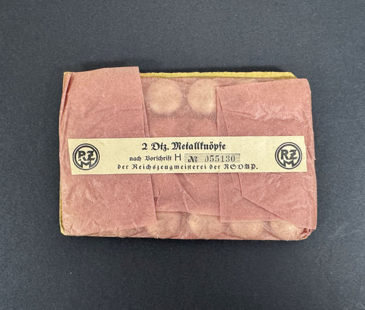 WW2 German Third Reich RZM Uniform Buttons SA & Ordnance Department