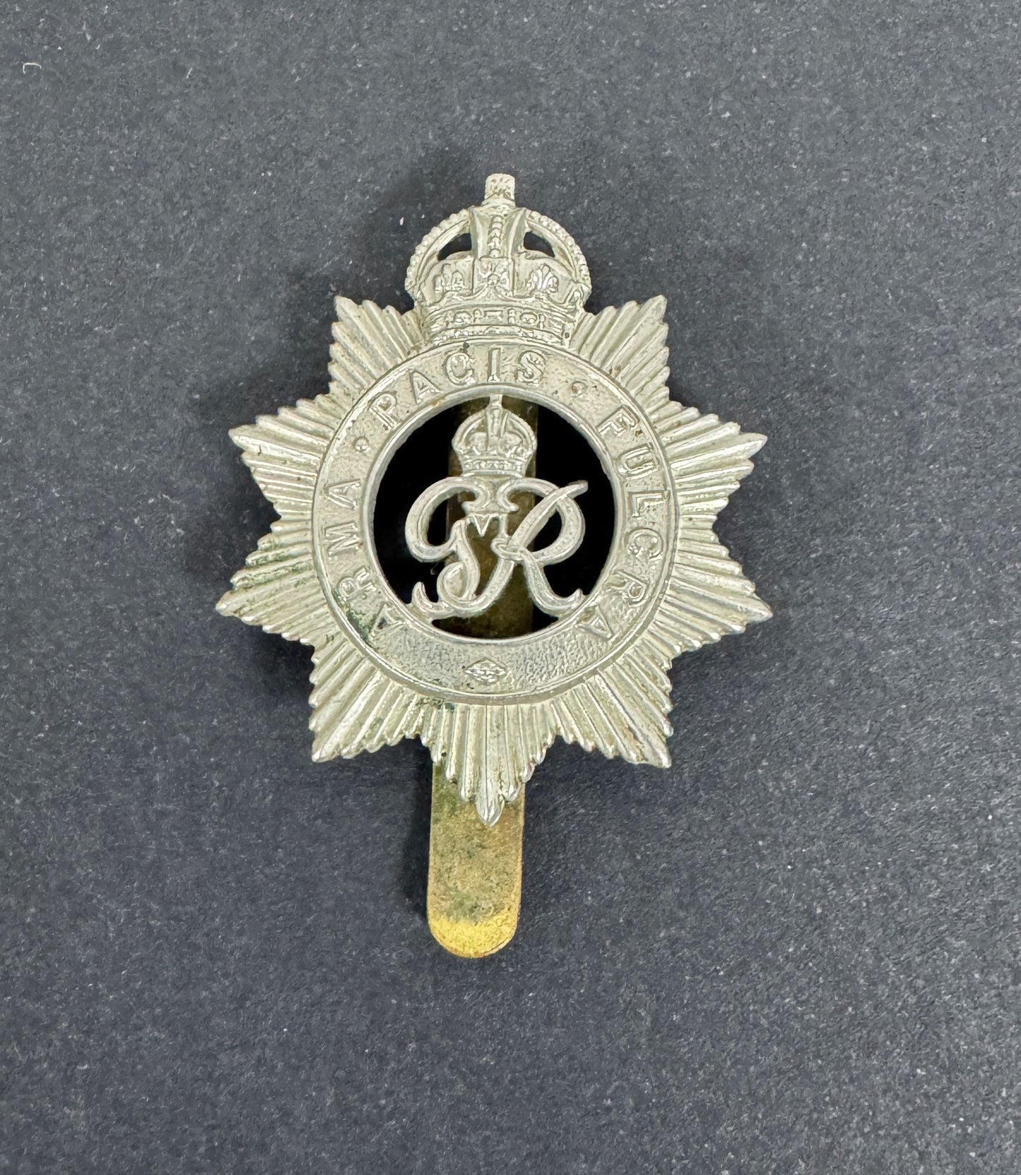 WW2 British Army North Somerset Yeomanry Cap Badge FIRMIN