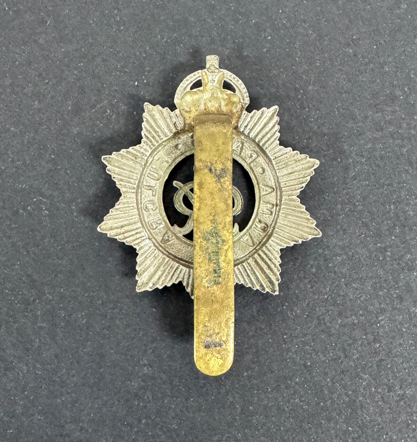 WW2 British Army North Somerset Yeomanry Cap Badge FIRMIN