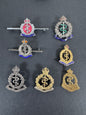 British Royal Army Medical Corps Sweetheart Lapel Badges WW1 WW2 era