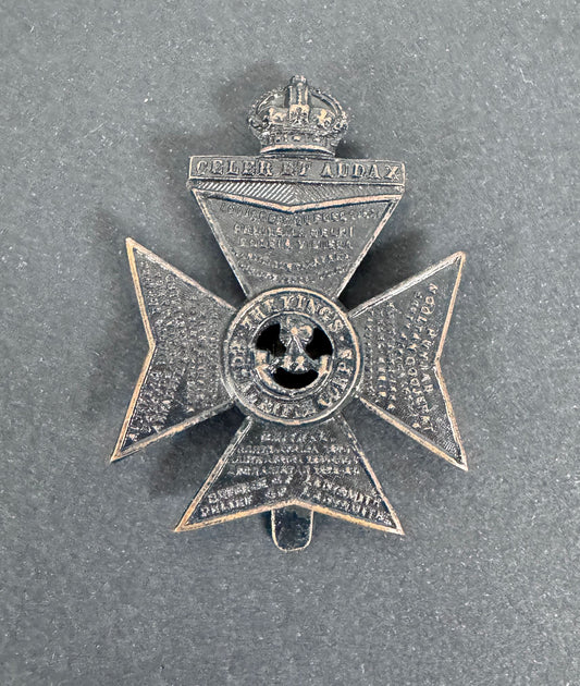 WW2 British Army The King's Royal Rifle Corps Cap Badge