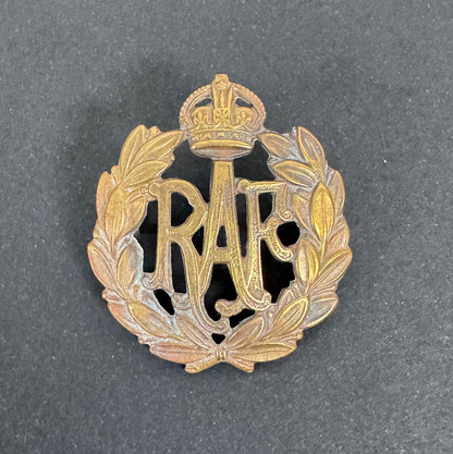 WW1 British Army RAF Royal Air Force Cap Badge