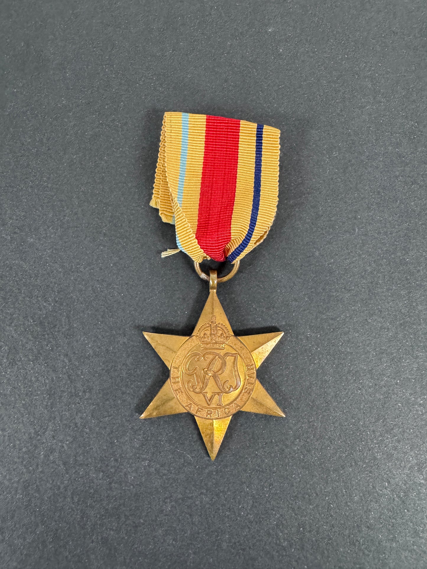 WW2 British Campaign Medal Africa Star – An original British issue Africa Star. A campaign medal awarded for combat action...