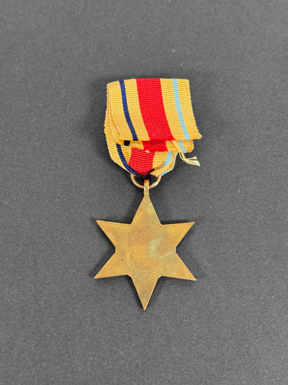 WW2 British Campaign Medal Africa Star – An original British issue Africa Star. A campaign medal awarded for combat action...