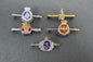 WW2 British Royal Navy Tie Pin Lapel Badges WRNS HMS – A collection of tin pin and lapel badges of The Royal Navy. Second...