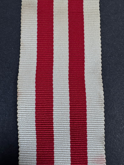 British India Mutiny Medal Original Ribbon – Original ribbon for the India Mutiny Medal. The British issue medal awarded f...