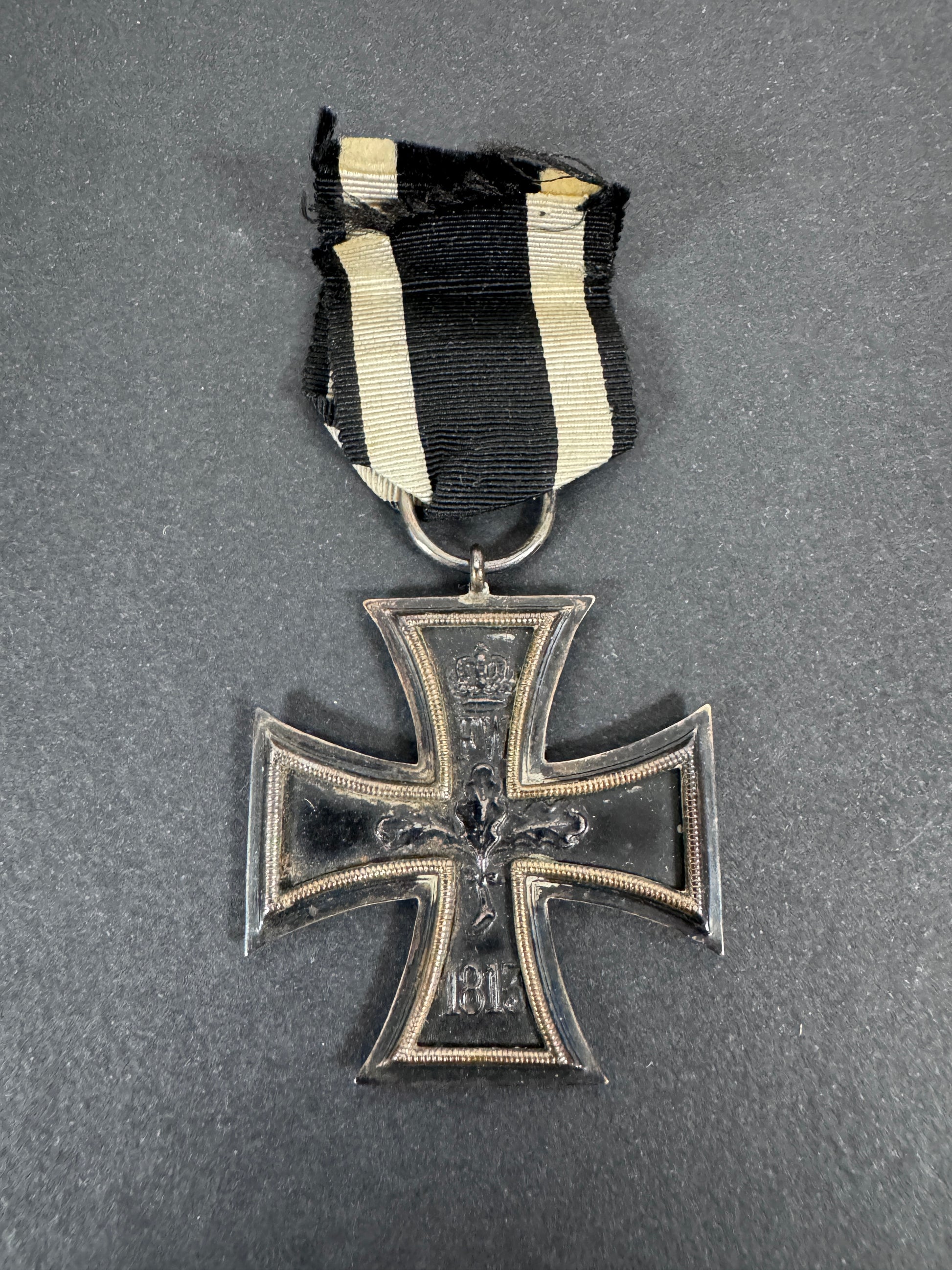 WW1 German Army 1914 Iron Cross 2nd Class Medal Maker Marked KO – An original World War One issue 1914 Iron Cross 2nd Clas...