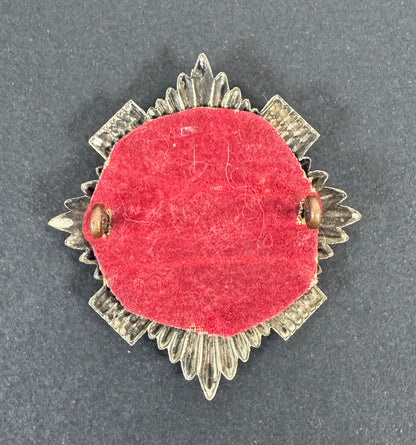 WW1 British Army The Royal Scots Regiment Territorial Battalion Cap Badge