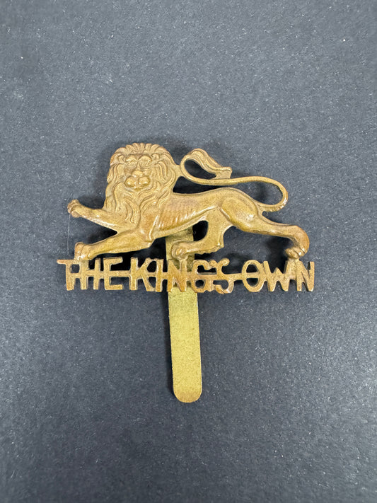British Army The King's Own Royal Regiment of Lancaster Cap Badge