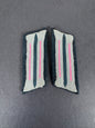 WW2 German Panzer NCO Uniform Collar Tab Facings Badges – An original pair of German Army senior non-commissioned officer’...