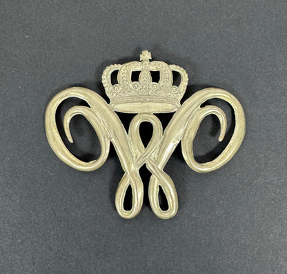 Luxembourg Grand Duke Wilhelm of Nassau Helmet Plate Badge