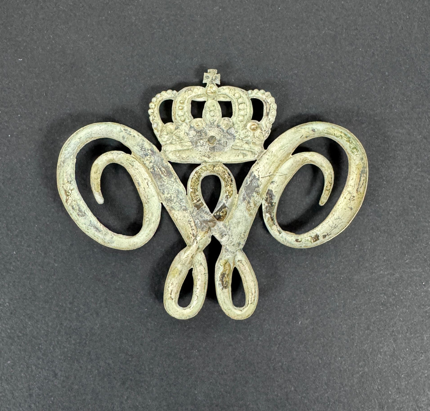 Luxembourg Grand Duke Wilhelm of Nassau Helmet Plate Badge