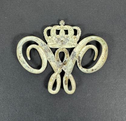 Luxembourg Grand Duke Wilhelm of Nassau Helmet Plate Badge