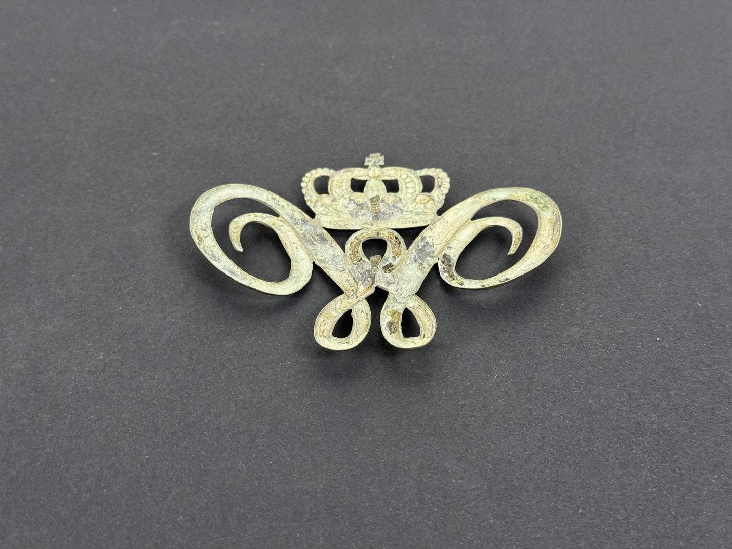 Luxembourg Grand Duke Wilhelm of Nassau Helmet Plate Badge