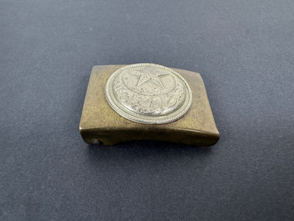 WW1 Ottoman Empire Army Other Ranks Belt Buckle – An original Ottoman Empire Army other ranks belt buckle. 63 mm gilding m...