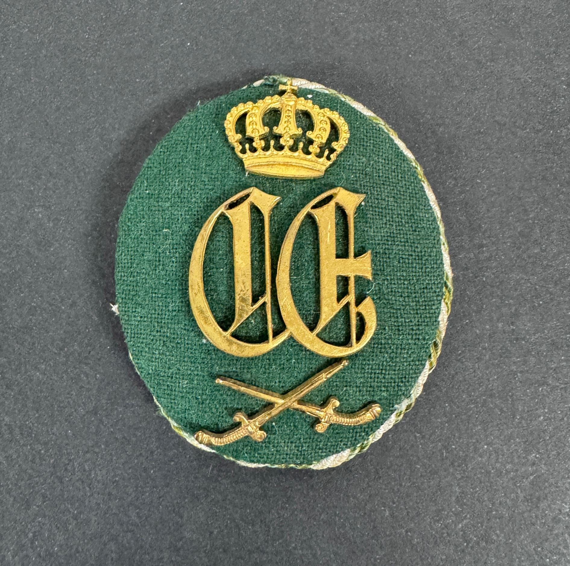 German Saxe Coburg Kingdom CE Military Marksman Shooting Prize Lanyard Badge – Duchy of Saxe-Coburg-Gotha Carl Eduard clot...