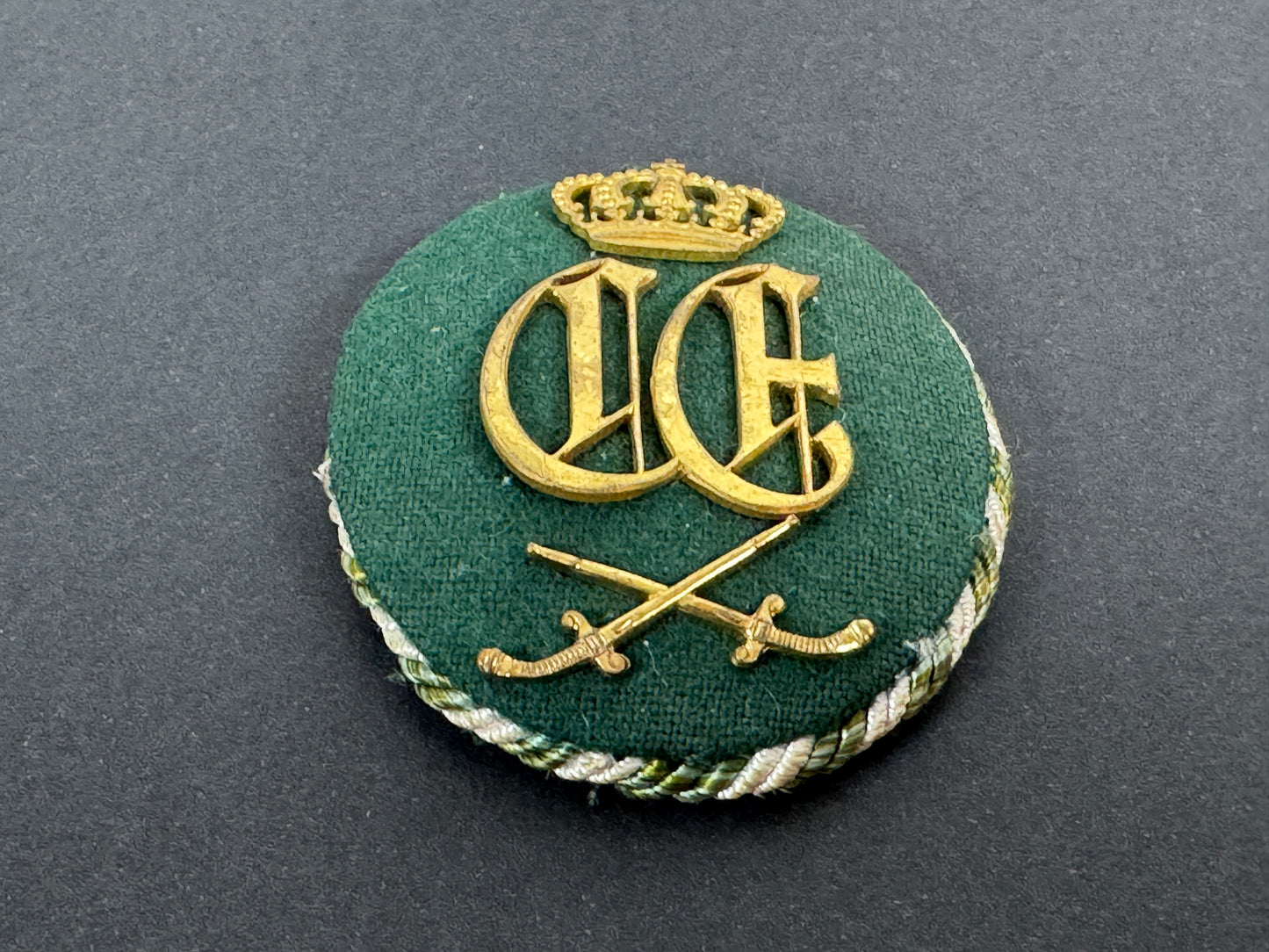 German Saxe Coburg Kingdom CE Military Marksman Shooting Prize Lanyard Badge – Duchy of Saxe-Coburg-Gotha Carl Eduard clot...