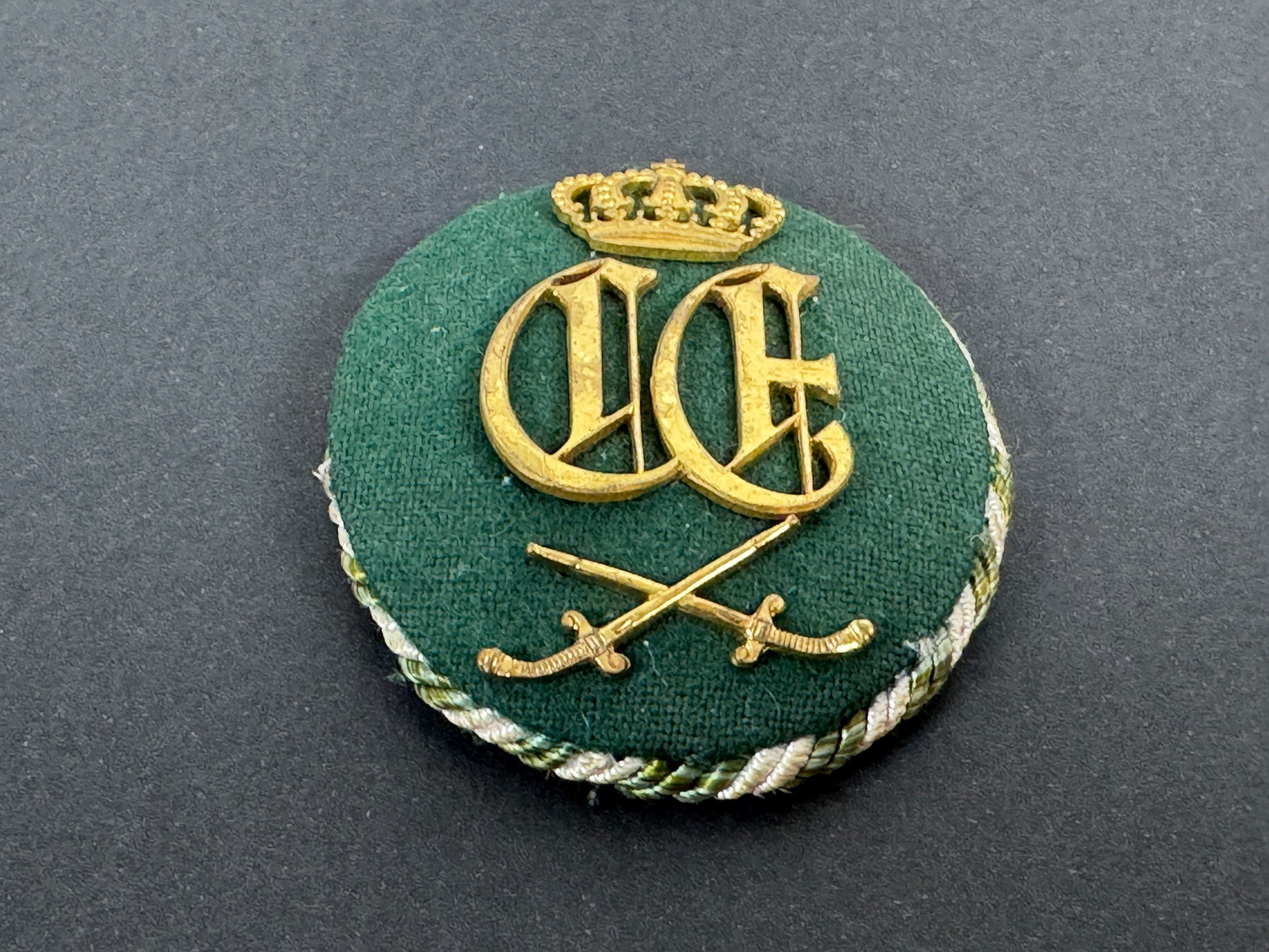German Saxe Coburg Kingdom CE Military Marksman Shooting Prize Lanyard Badge – Duchy of Saxe-Coburg-Gotha Carl Eduard clot...