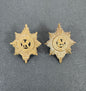 WW2 British Army Worcestershire Regiment Uniform Collar Badges – A matching pair of original uniform collar badges of the...