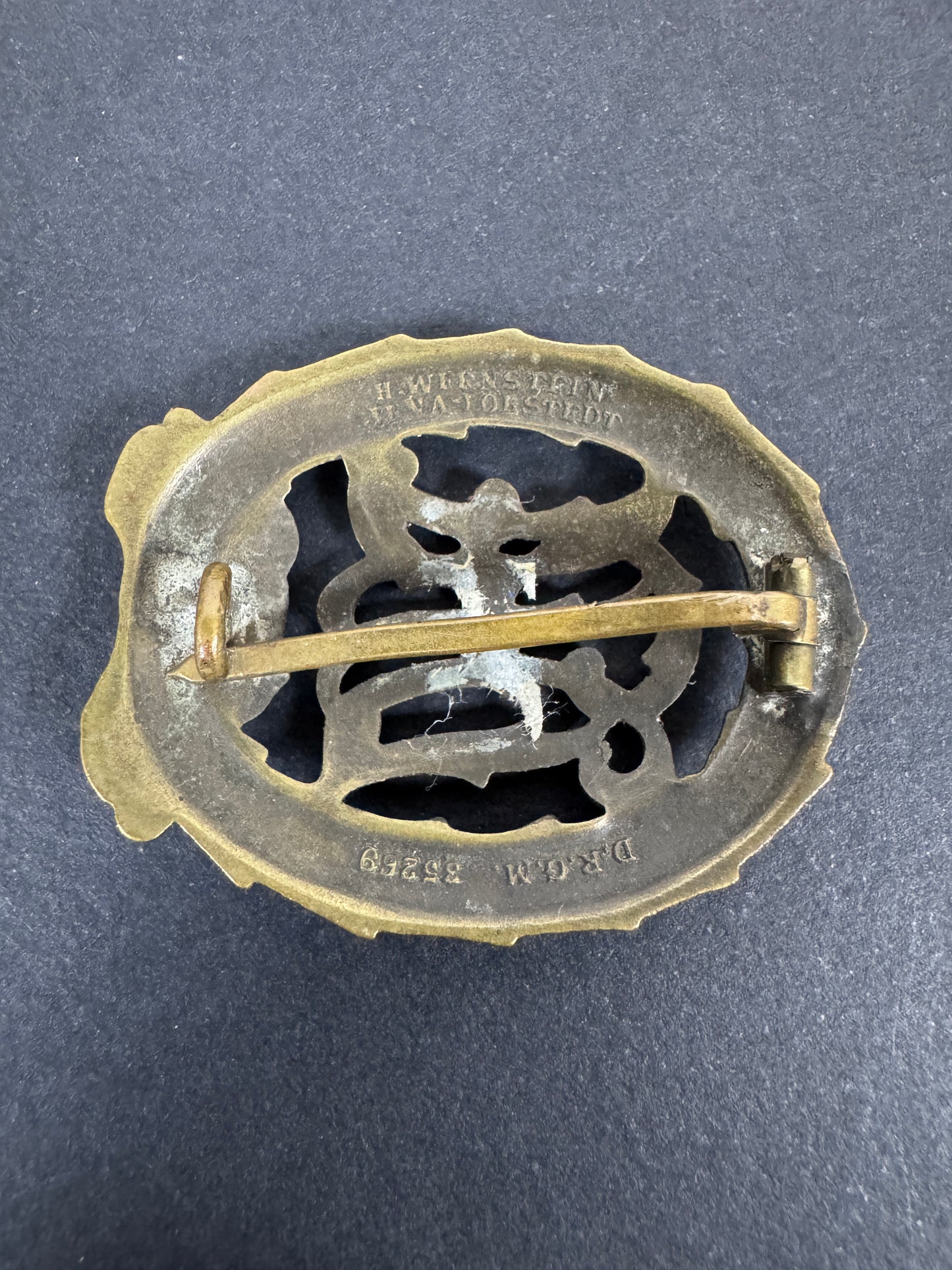 Pre WW2 German DRA Sports Badge in Bronze "Wernstein Jena" – An early Third Reich period "Deutscher Reichsausschuss für Le...