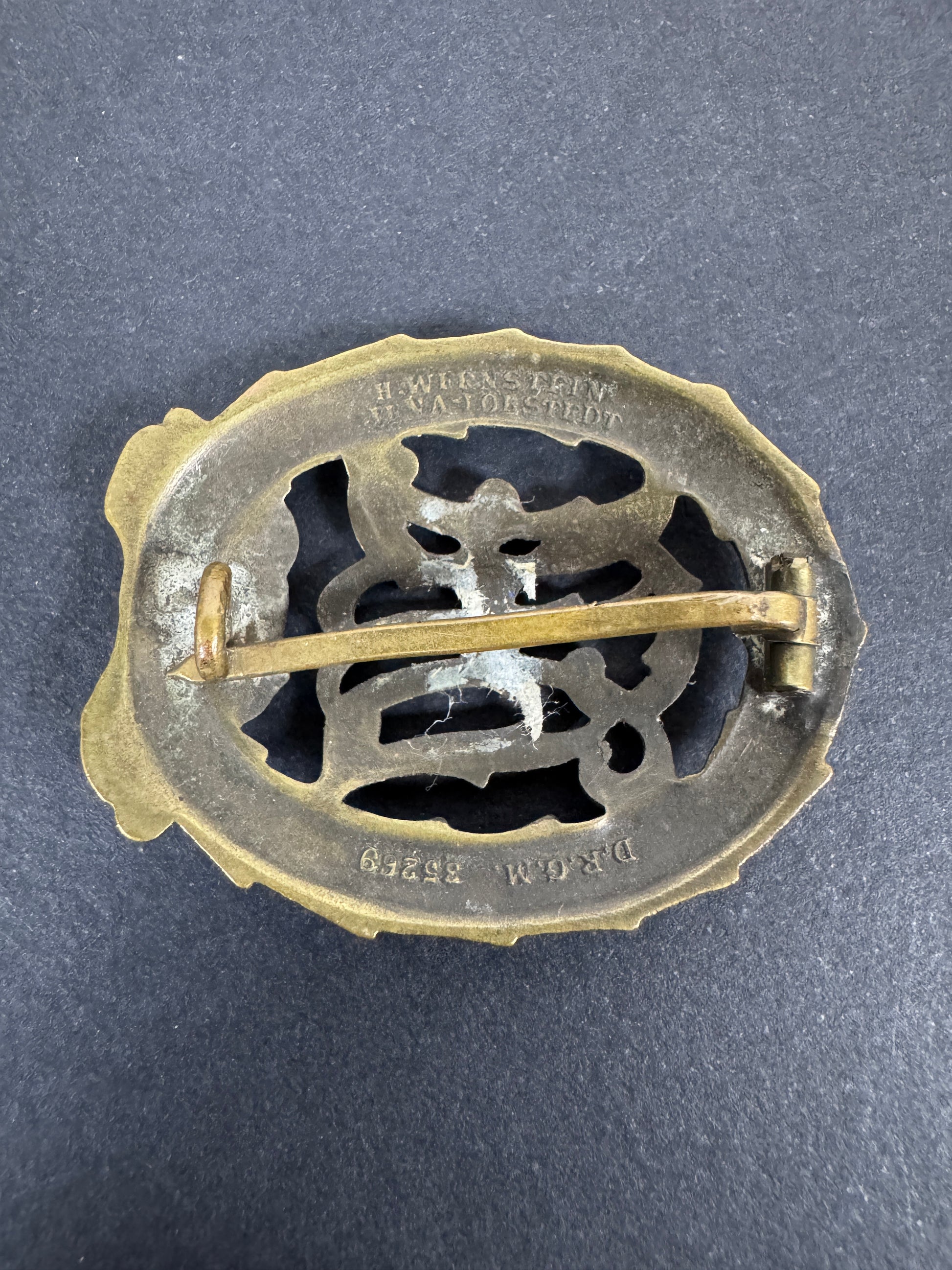 Pre WW2 German DRA Sports Badge in Bronze "Wernstein Jena" – An early Third Reich period "Deutscher Reichsausschuss für Le...