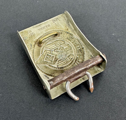 Early Hitler Youth Belt Buckle A&S RZM 17