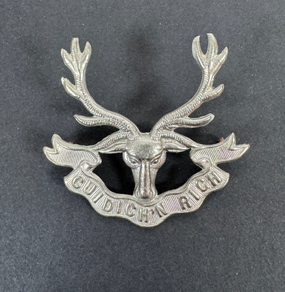 WW2 British Army Seaforth Highlanders Bonnet Cap Badge – An original Glengarry bonnet badge of The Seaforth Highlanders. D...