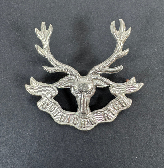 WW2 British Army Seaforth Highlanders Bonnet Cap Badge – An original Glengarry bonnet badge of The Seaforth Highlanders. D...