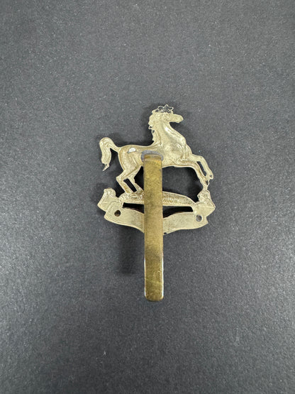 WW1 British Army King's Liverpool Regiment Blackened Cap Badge – An original other ranks forage cap badge of The King's Li...