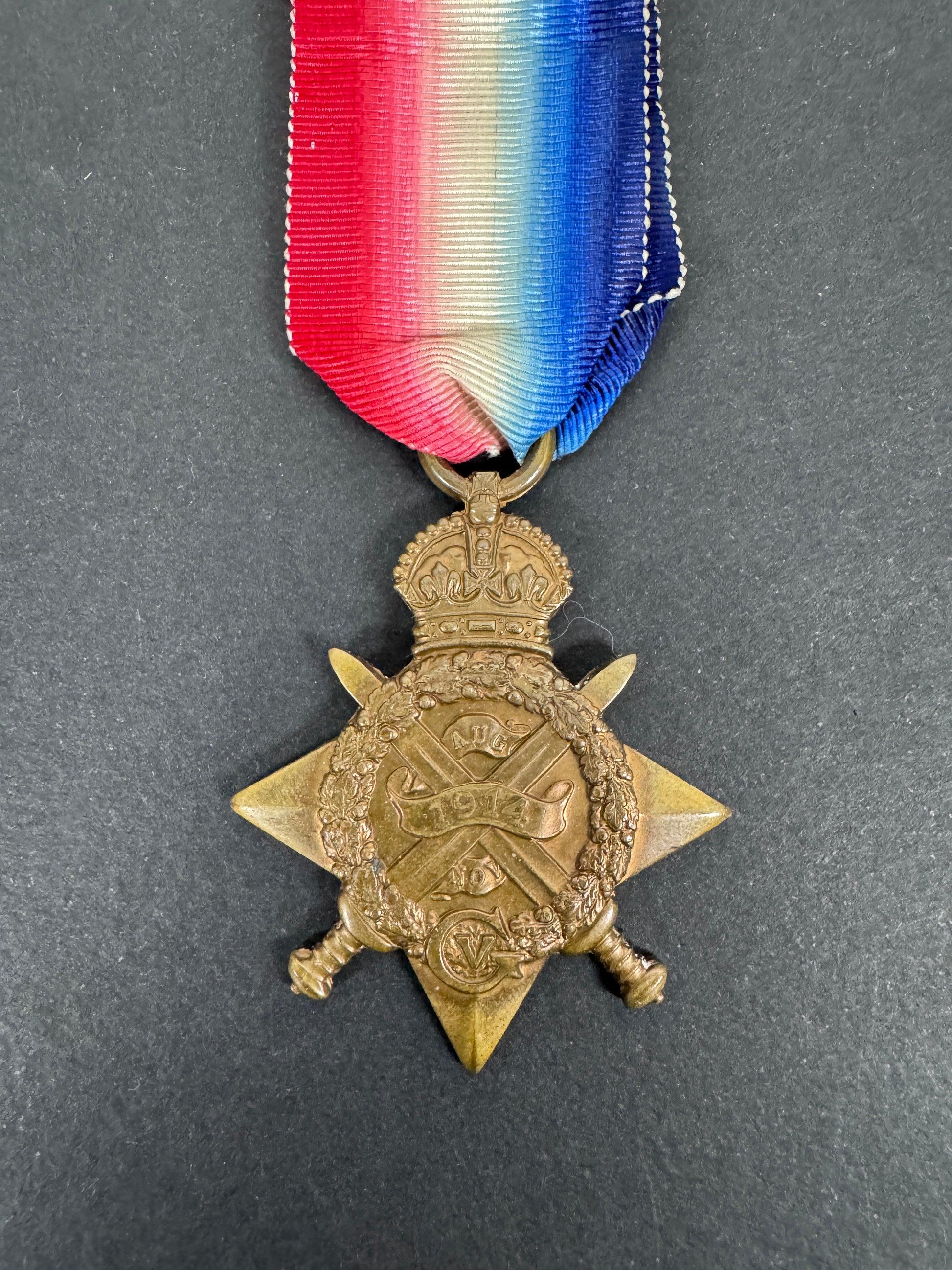 WW1 British Army BEF 1914 Mons Star - Wiltshire Regiment – An original 1914 Mons Star medal awarded to members of the Brit...