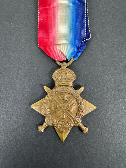WW1 British Army BEF 1914 Mons Star - Wiltshire Regiment – An original 1914 Mons Star medal awarded to members of the Brit...