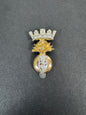British Army Royal Irish Fusiliers Anodised Staybrite Cap Badge RA HUGHES – An original and scarce other ranks cap badge o...