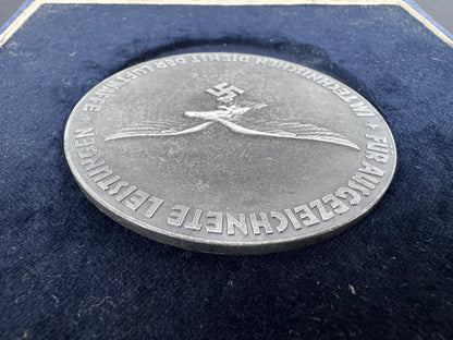 German Medal for Outstanding Achievements in the Technical Service of the Air Force (Luftwaffe) – A non-portable medal awa...