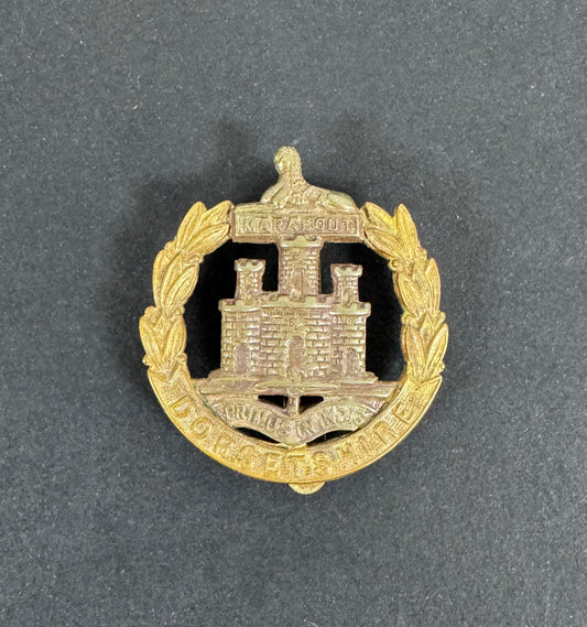 WW2 British Army Dorsetshire Regiment Other Ranks Cap Badge