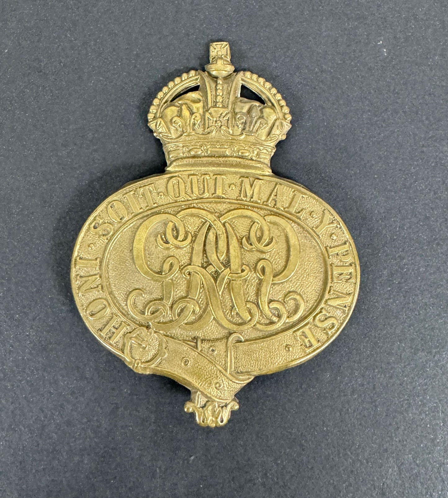 WW1 British Army Grenadier Guards Valise Backpack Insignia Badge