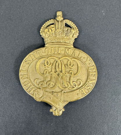 WW1 British Army Grenadier Guards Valise Backpack Insignia Badge