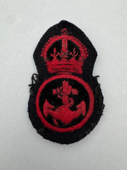 WW2 British Navy Petty Officer's Rating Cap Badge