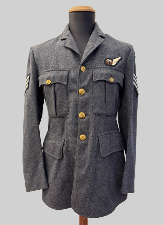 WW2 British Royal Air Force RAF Sergeant SNCO Aircrew Navigator Uniform Tunic – Original Second World War British Service...