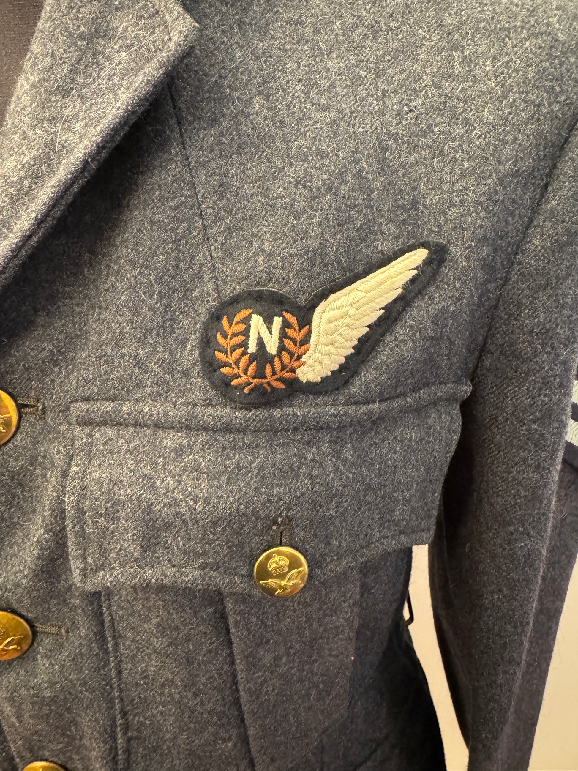 WW2 British Royal Air Force RAF Sergeant SNCO Aircrew Navigator Uniform Tunic – Original Second World War British Service...