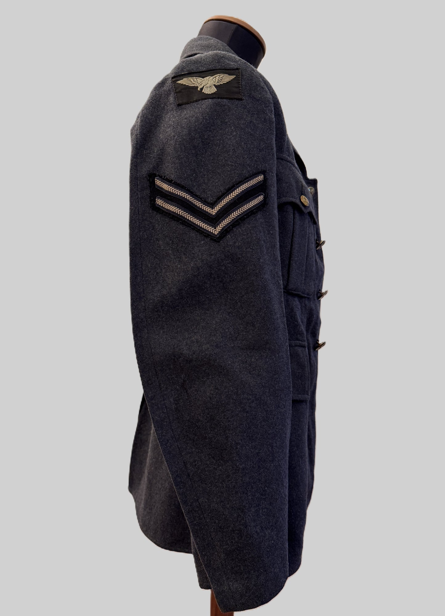 WW2 British RAF Royal Air Force Corporal NCO Uniform Tunic – Original Second World War British Service Dress Tunic tailore...